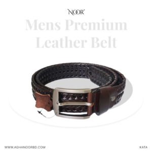 mens premium leather belt